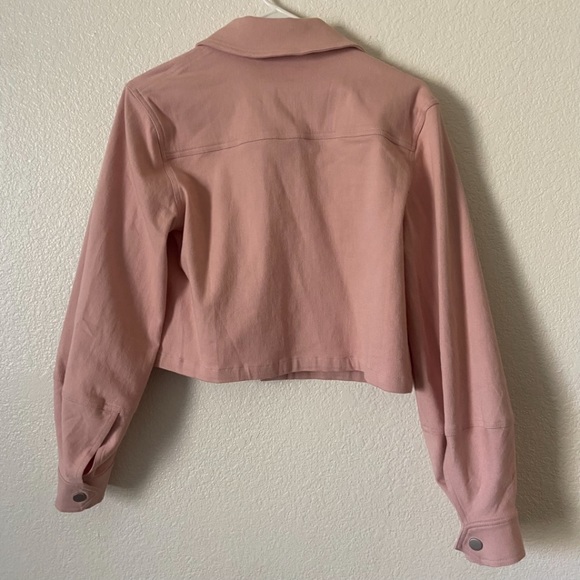 BlackMilk Peachy Pink Crop Jacket - Picture 3 of 4